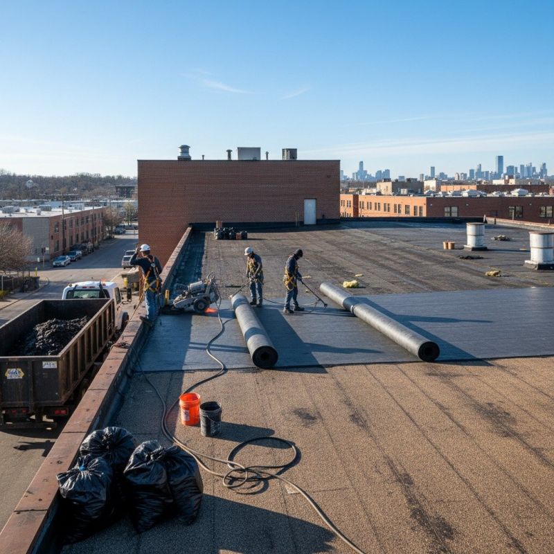 Commercial Roof Replacement detail